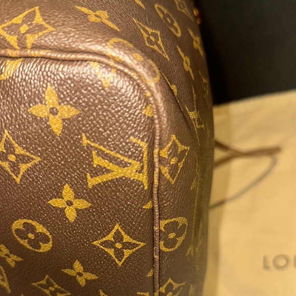 Louis Vuitton Brown Neverfull Tote Bag Iconic Monogram - Picture 9 of 16